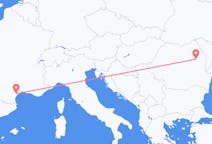 Flyreiser fra Béziers, Frankrike til Bacău, Romania