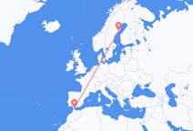 Flyreiser fra Gibraltar, Gibraltar til Umeå, Sverige