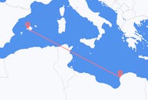 Flyg från Benghazi till Palma