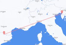 Flyreiser fra Trieste, til Andorra la Vella