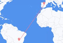Flyrejser fra Uberlandia, Brasilien til Madrid, Spanien