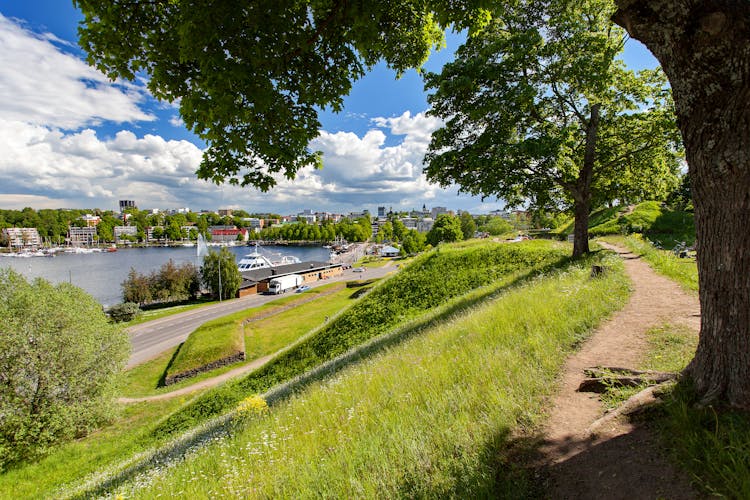 Photo of Lappeenranta, Finland - The Saimaa in the center of the Lappeenranta. View from the fort.