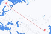 Flyrejser fra Zhangjiajie, Kina til Rovaniemi, Finland