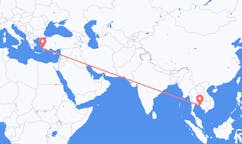 Flyrejser fra Trat Province, Thailand til Kos, Grækenland
