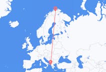 Flights from Lakselv, Norway to Corfu, Greece