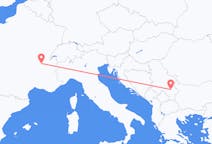 Flyg från Niš, Serbien till Lyon, Frankrike