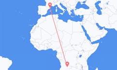 Flights from Luena, Angola to Girona, Spain