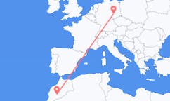 Flyreiser fra Quarzazate, Marokko til Leipzig, Tyskland