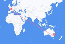 Flights from Merimbula, Australia to Toulouse, France