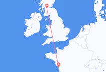 Flyreiser fra Glasgow, Skottland, til La Rochelle, Skottland