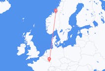 Flights from Trondheim, Norway to Saarbrücken, Germany