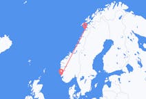 Flug frá Bodø til Haugasunds