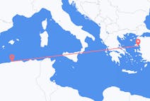 Flyg från Alger till Mytilene