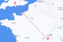 Flyg från Chambéry, Frankrike till Southampton, England