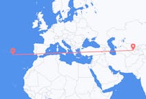 Flights from Samarkand, Uzbekistan to Santa Maria Island, Portugal