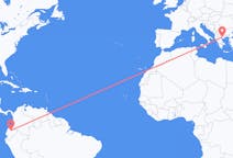 Flyreiser fra Quito, Ecuador til Thessaloniki, Hellas