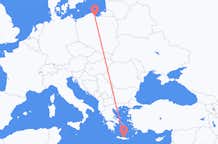 Vluchten uit Gdansk, Polen naar Iraklion, Griekenland