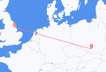 Fly fra Kirmington til Kraków