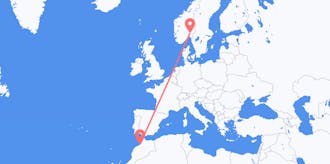 Flüge von Marokko nach Norwegen