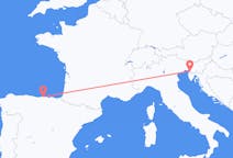 Flyreiser fra Trieste, Italia til Santander, Spania