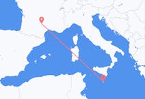 Vluchten van Malta, Malta naar Rodez, Frankrijk