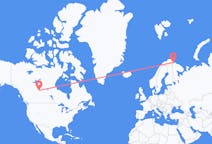 Vluchten van Fort McMurray naar Kirkenes