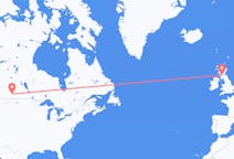 Flyg från Regina, Saskatchewan till Glasgow