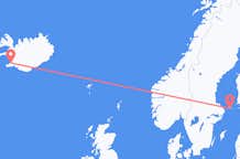 เที่ยวบินจาก เมือง ดู มารีเอฮัมน์, ดู หมู่เกาะโอลันด์ ไปยัง เมือง เรคยาวิก ไอซ์แลนด์