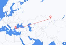 Flights from Gorno-Altaysk, Russia to Edremit, Turkey