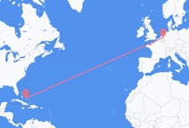 Flüge von Georgstadt, die Bahamas nach Eindhoven, die Niederlande