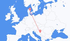 Flyrejser fra Tuzla, Bosnien-Hercegovina til Aarhus, Danmark