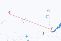 Vols depuis la ville de Tomsk vers la ville d'Irkoutsk