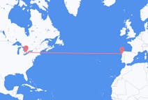 Flyrejser fra London, Canada til Vigo, Spanien