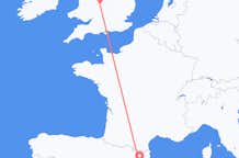 Flyg från Birmingham, England till Barcelona, Spanien
