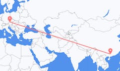 Flyreiser fra Wuzhou, Kina til Linz, Østerrike