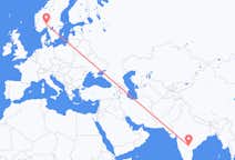 Flyreiser fra Hyderabad, til Oslo