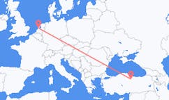 Flyreiser fra Amsterdam, Nederland til Tokat, Tyrkia