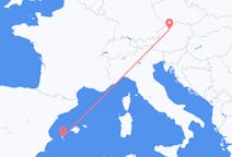 Flights from Linz, Austria to Ibiza, Spain