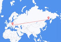 Loty z miasta Magadan do miasta Budapeszt