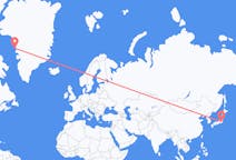 Flüge von der Stadt Tokio in die Stadt Upernavik