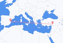 Flights from Kahramanmaraş, Turkey to Valencia, Spain