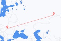 Flyg från Kurgan, Kurgan Oblast till Satu Mare