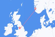Flyg från Stavanger, Norge till Manchester, England