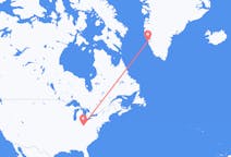 Flyreiser fra Columbus, til Nuuk