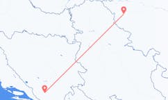 Flyg från Mostar till Timișoara