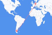Flyrejser fra Punta Arenas, Chile til Memmingen, Tyskland