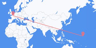 Voli dalle Isole Marshall per la Francia