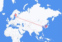 Flyreiser fra Shirahama, til Helsingfors