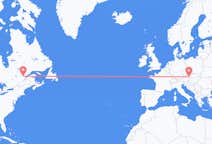 Flyg från Saguenay, Kanada till Vienna, Österrike