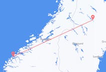 Vluchten van Ålesund naar Vilhelmina